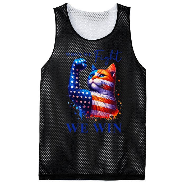 Kamala Harris Quote When We Fight We Win Gift Mesh Reversible Basketball Jersey Tank