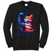 Kamala Harris Quote When We Fight We Win Gift Tall Sweatshirt