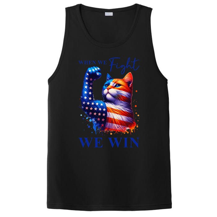 Kamala Harris Quote When We Fight We Win Gift PosiCharge Competitor Tank