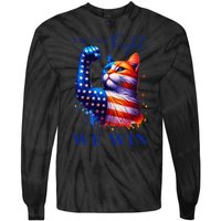 Kamala Harris Quote When We Fight We Win Gift Tie-Dye Long Sleeve Shirt