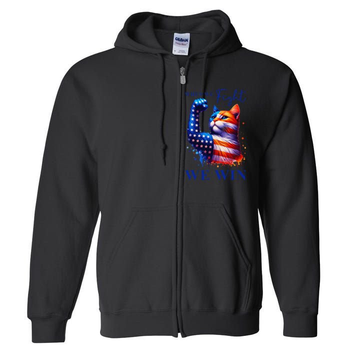 Kamala Harris Quote When We Fight We Win Gift Full Zip Hoodie