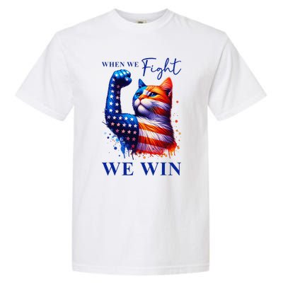 Kamala Harris Quote When We Fight We Win Gift Garment-Dyed Heavyweight T-Shirt