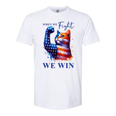 Kamala Harris Quote When We Fight We Win Gift Softstyle CVC T-Shirt