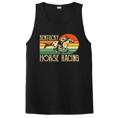 Kentucky Horse Racing Fan Retro Derby Racing Festival Party Gift PosiCharge Competitor Tank