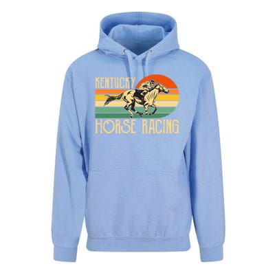 Kentucky Horse Racing Fan Retro Derby Racing Festival Party Gift Unisex Surf Hoodie