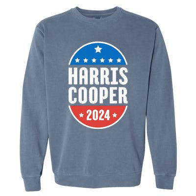 Kamala Harris Roy Cooper 2024 Election Democrat Garment-Dyed Sweatshirt