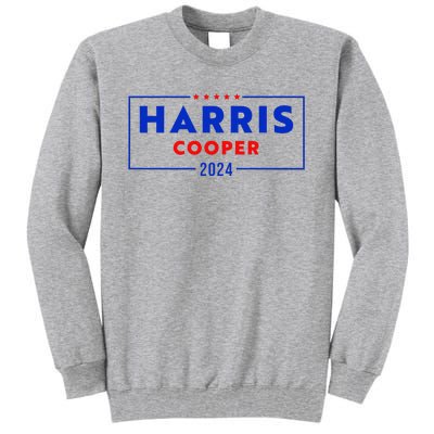 Kamala Harris Roy Cooper Support Harris Cooper 2024 Tall Sweatshirt