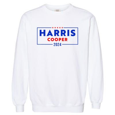 Kamala Harris Roy Cooper Support Harris Cooper 2024 Garment-Dyed Sweatshirt