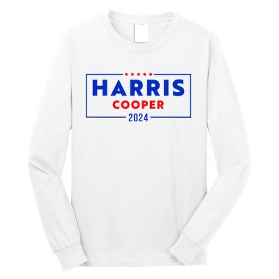 Kamala Harris Roy Cooper Support Harris Cooper 2024 Long Sleeve Shirt