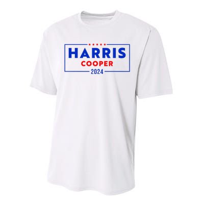 Kamala Harris Roy Cooper Support Harris Cooper 2024 Performance Sprint T-Shirt