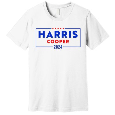 Kamala Harris Roy Cooper Support Harris Cooper 2024 Premium T-Shirt