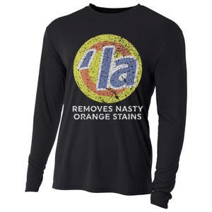 Kamala Harris Removes Nasty Orange Stains Cooling Performance Long Sleeve Crew