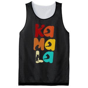 Kamala Harris Retro Cat Typography Cat Lady Kamala Harris Mesh Reversible Basketball Jersey Tank