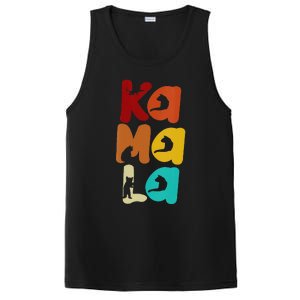 Kamala Harris Retro Cat Typography Cat Lady Kamala Harris PosiCharge Competitor Tank