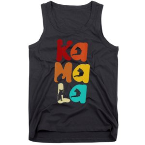 Kamala Harris Retro Cat Typography Cat Lady Kamala Harris Tank Top