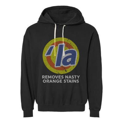 Kamala Harris Removes Nasty Orange Stains Vintage Retro Garment-Dyed Fleece Hoodie