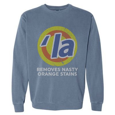 Kamala Harris Removes Nasty Orange Stains Vintage Retro Garment-Dyed Sweatshirt