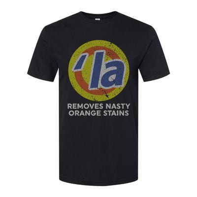 Kamala Harris Removes Nasty Orange Stains Vintage Retro Softstyle CVC T-Shirt