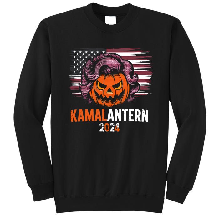 Kamala Harris Retro Halloween Jack O Lantern Flag 2024 Sweatshirt