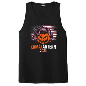 Kamala Harris Retro Halloween Jack O Lantern Flag 2024 PosiCharge Competitor Tank