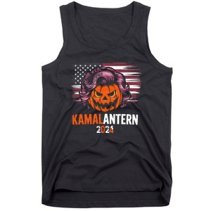 Kamala Harris Retro Halloween Jack O Lantern Flag 2024 Tank Top