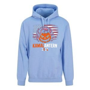 Kamala Harris Retro Halloween Jack O Lantern Flag 2024 Unisex Surf Hoodie