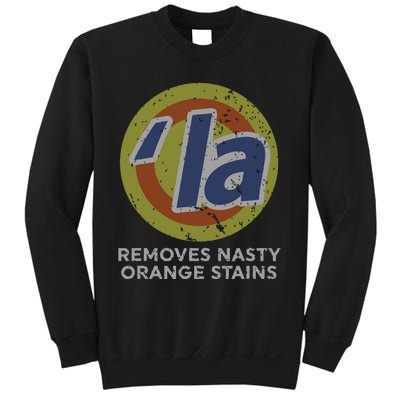 Kamala Harris Removes Nasty Orange Stains Vintage Retro Sweatshirt