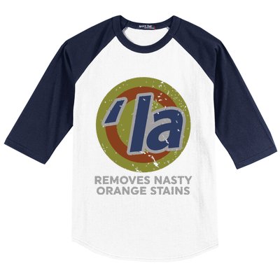 Kamala Harris Removes Nasty Orange Stains Vintage Retro Baseball Sleeve Shirt