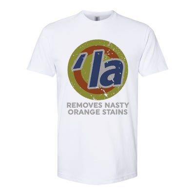 Kamala Harris Removes Nasty Orange Stains Vintage Retro Softstyle CVC T-Shirt