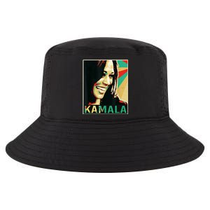 Kamala Harris Retro Portrait Cool Comfort Performance Bucket Hat