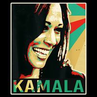 Kamala Harris Retro Portrait Cooling Performance Crew T-Shirt