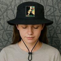 Kamala Harris Retro Portrait Bucket Hat