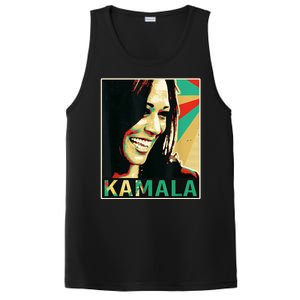 Kamala Harris Retro Portrait PosiCharge Competitor Tank