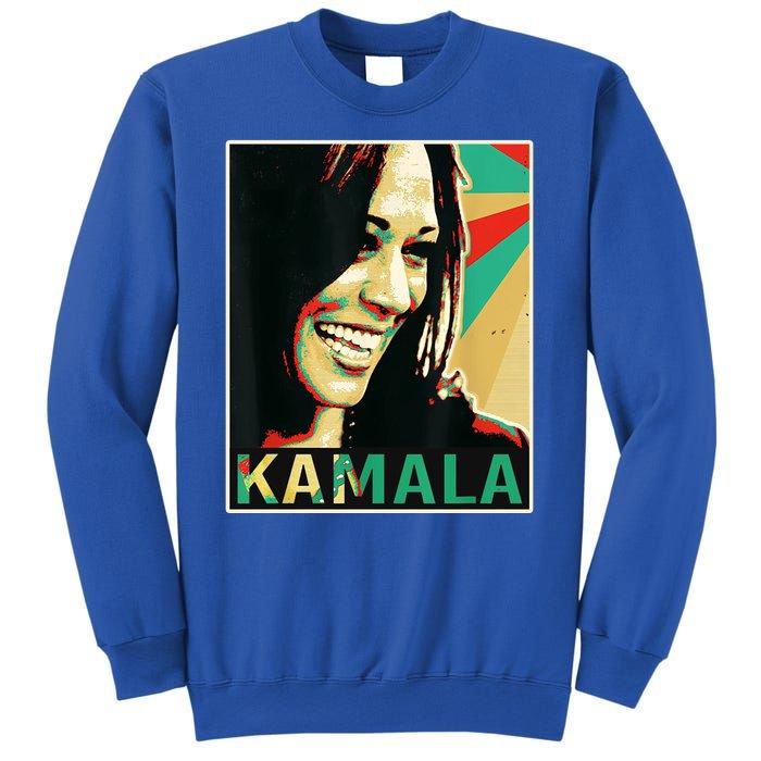 Kamala Harris Retro Portrait Sweatshirt