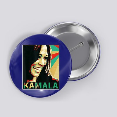 Kamala Harris Retro Portrait Button