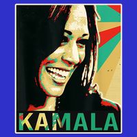 Kamala Harris Retro Portrait Button