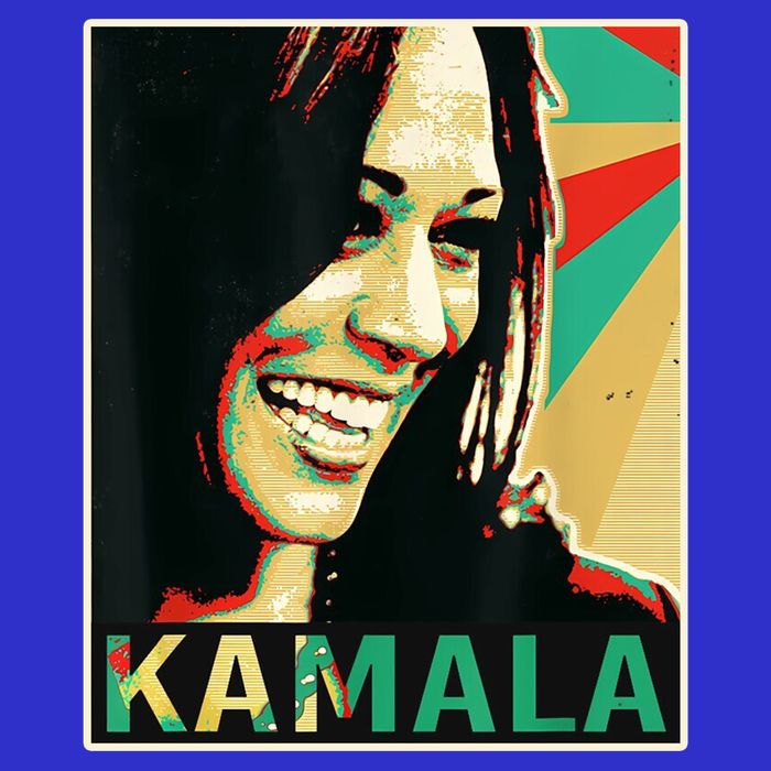 Kamala Harris Retro Portrait Button