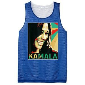 Kamala Harris Retro Portrait Mesh Reversible Basketball Jersey Tank