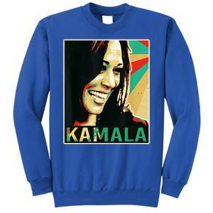 Kamala Harris Retro Portrait Tall Sweatshirt