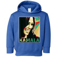 Kamala Harris Retro Portrait Toddler Hoodie