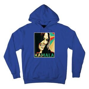 Kamala Harris Retro Portrait Tall Hoodie