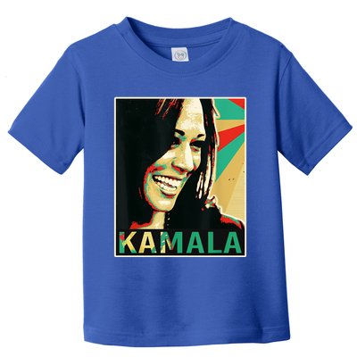 Kamala Harris Retro Portrait Toddler T-Shirt