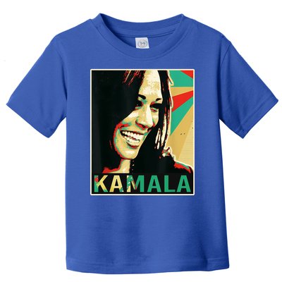 Kamala Harris Retro Portrait Toddler T-Shirt