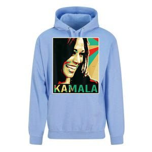 Kamala Harris Retro Portrait Unisex Surf Hoodie