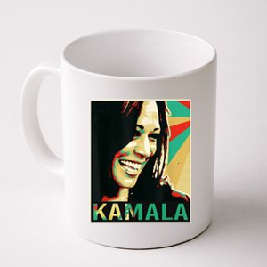 Kamala Harris Retro Portrait Coffee Mug