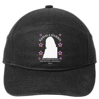 Kamala Harris Runs For First Lady President Usa Support 7-Panel Snapback Hat