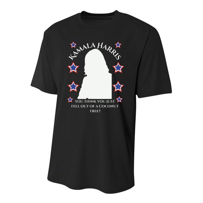 Kamala Harris Runs For First Lady President Usa Support Youth Performance Sprint T-Shirt