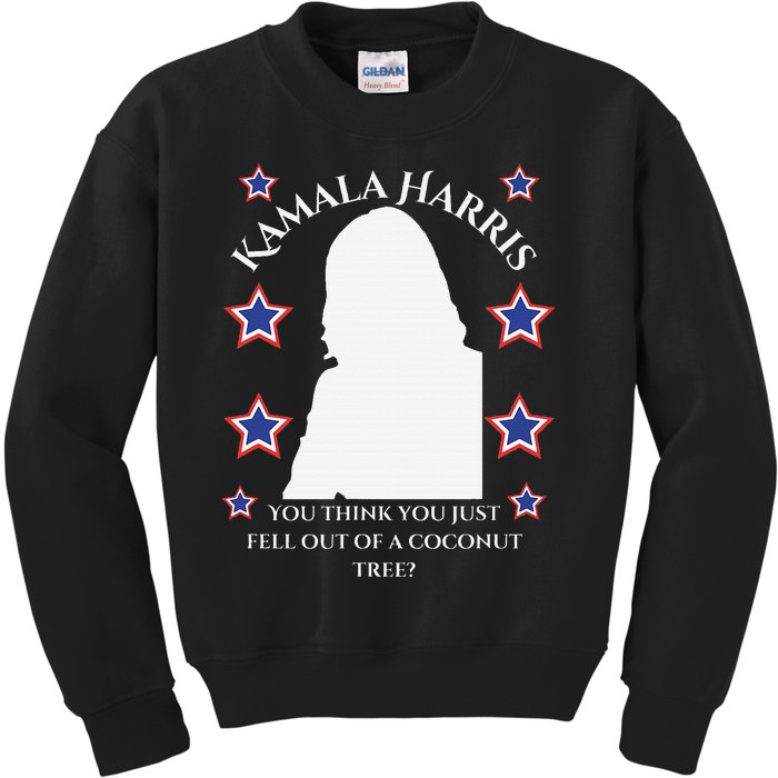 Kamala Harris Runs For First Lady President Usa Support Kids Sweatshirt