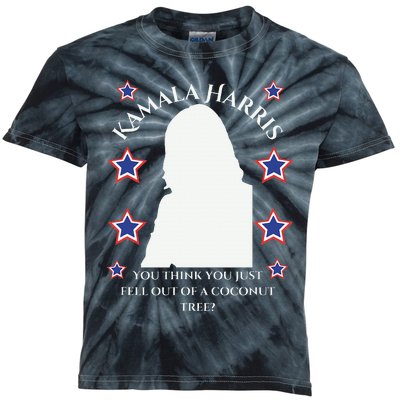 Kamala Harris Runs For First Lady President Usa Support Kids Tie-Dye T-Shirt