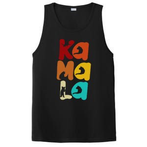 Kamala Harris Retro Cat Typography Cat Lady Kamala Harris PosiCharge Competitor Tank